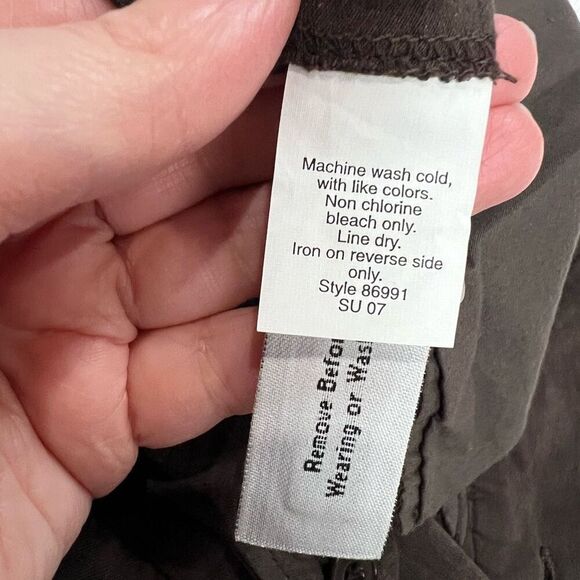 J.‎ Crew Espresso Brown City Fit Linen Silk Blend Career Pants 4 NWT Women’s - Picture 7 of 10